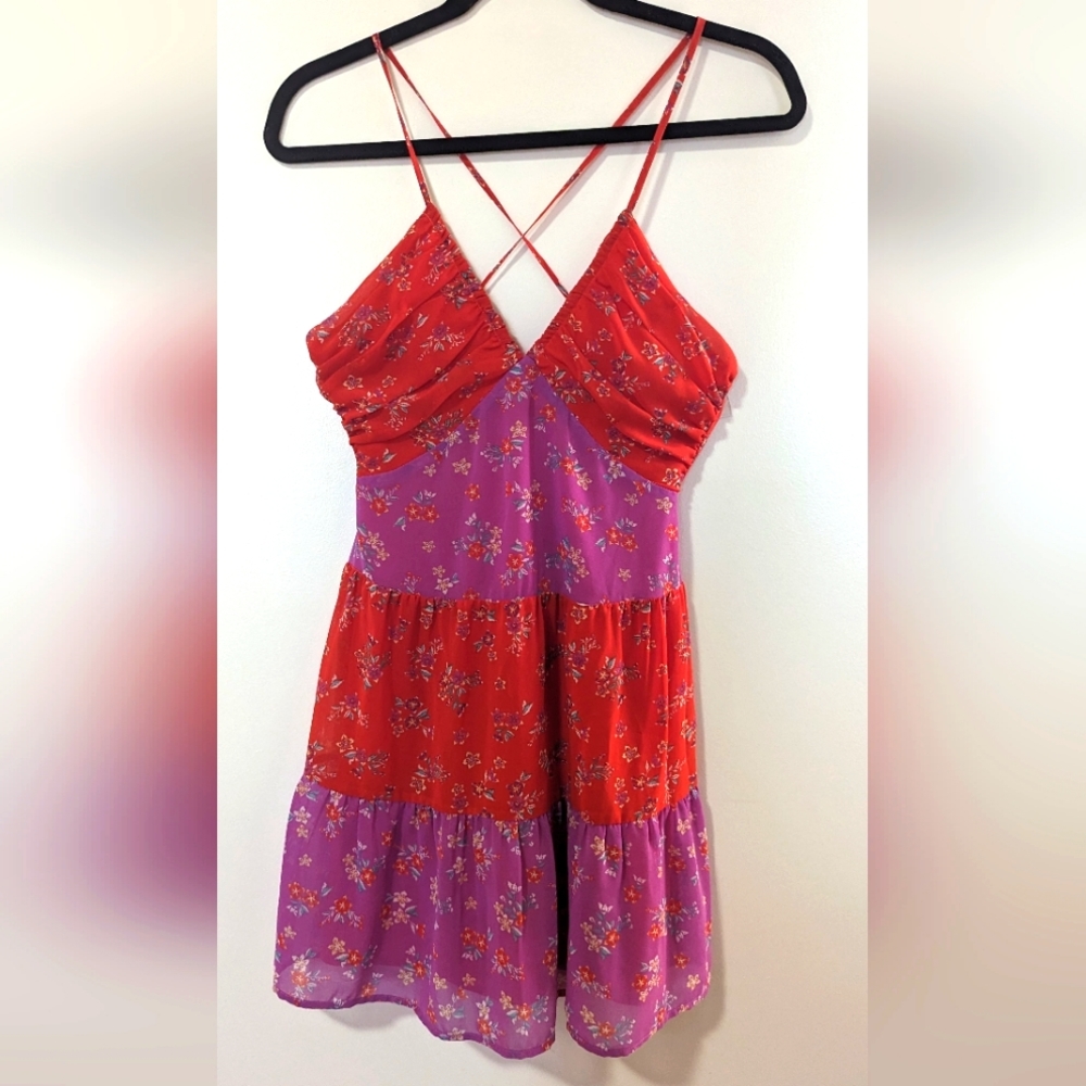 BCBG Generation Mini Summer Dress Pattern Mix